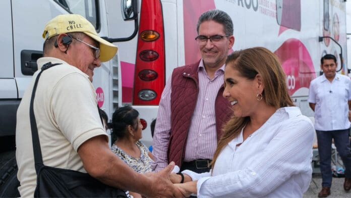 Anuncia Mara Lezama unidades médicas móviles en Chunhuhub, Francisco Uh May y Calderitas