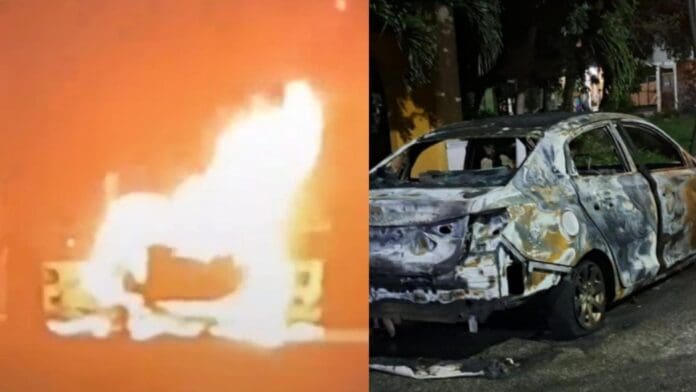 Más violencia. Unos sujetos golpearon y amenazaron a un taxista en Cancún, a quien además le incendiaron su vehículo.