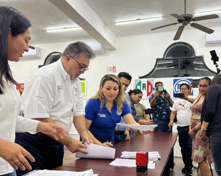PAN y  PRI registran ante el IEQROO la  coalición “Fuerza y Corazón por Quintana Roo” para competir por las Presidencias Municipales y Diputaciones Locales