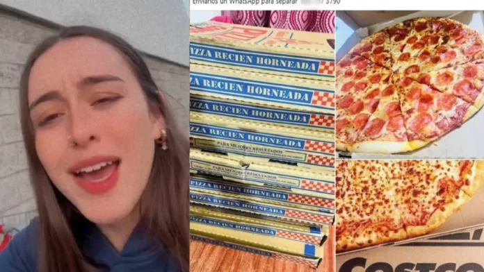 Mujer se queja que quisieron revenderle pizzas del Costco al doble de precio