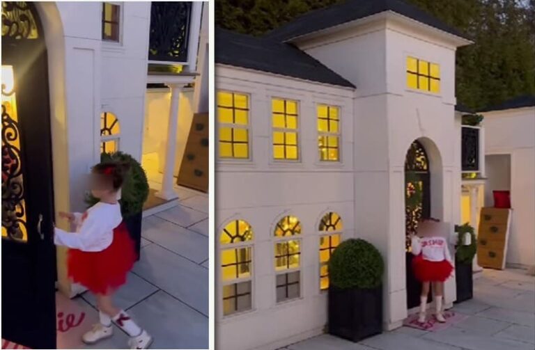 Mujer recibe burlas tras mostrar que la casita de su hija es más grande que la suya