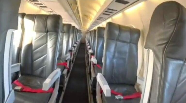 Un youtuber documentó su vuelo en Mexicana de Aviación. Fue el único pasajero a bordo en un viaje a Tamaulipas.