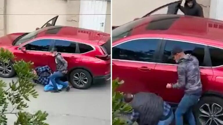 Video: Asaltan a pareja de adultos mayores saliendo del banco en Tijuana