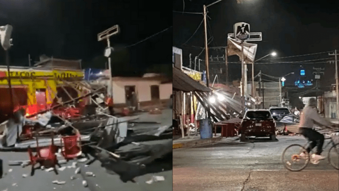 Video: Reportan explosión en taquería en Nuevo León; hay cuatro heridos