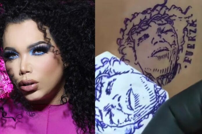 VIDEO: Fan causa polémica al tatuarse a Paola Suárez golpeada