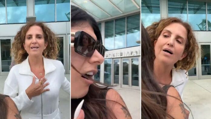 Mia Khalifa discute con una mujer judía en un aeropuerto