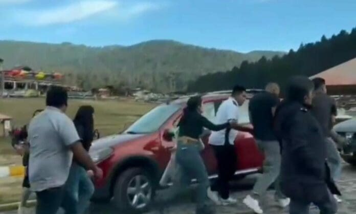 Unos comerciantes agarraron a golpes a unos jóvenes en La Marquesa. Solo pidieron que les fuera devuelto su cambio.