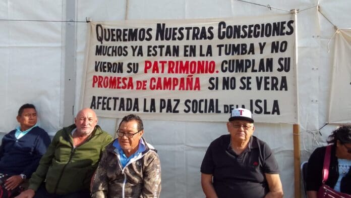 Plantón masivo de taxistas de Cozumel; exigen nuevas concesiones a las autoridades