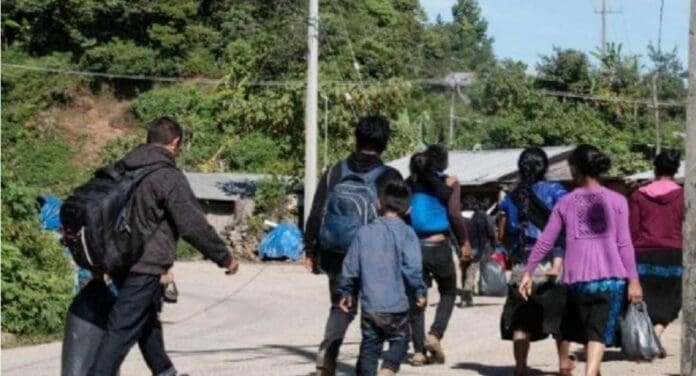 Pobladores de la localidad de Los Naranjos, dejaron sus hogares por miedo a lo que les pudiera hacer el CJNG.