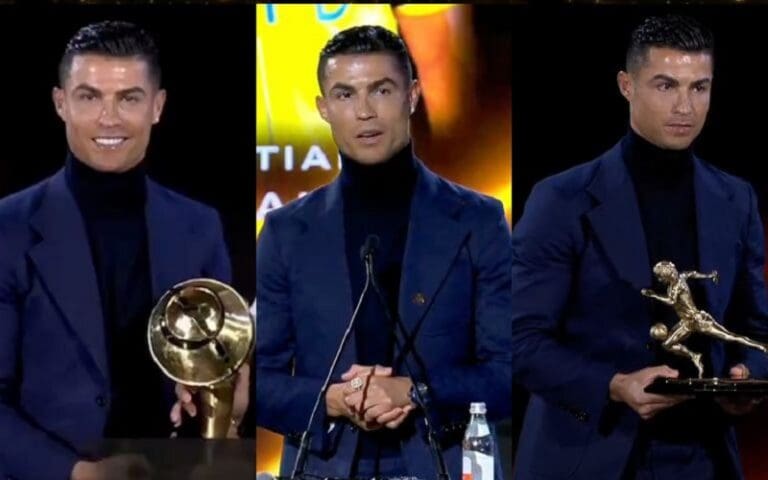 Cristiano Ronaldo, orgulloso de ganarle a Erling Haaland como el máximo goleador de 2023