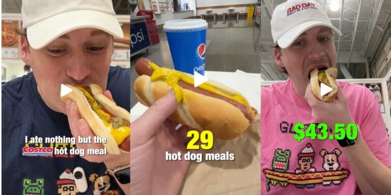 VIDEO: Hombre que comió hot dogs de Costco durante una semana presume que bajó de peso