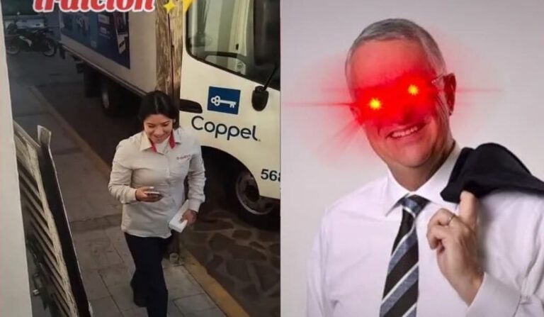 Empleada de Elektra compra en Coppel y se vuelve viral