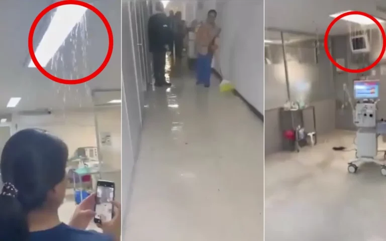 VIDEO Se inunda área de terapia intensiva de hospital del ISSSTE en Sonora