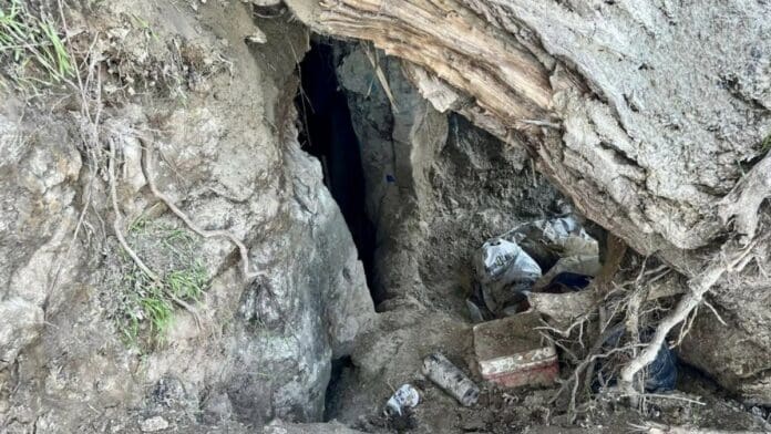 Descubren una ciudad subterránea de indigentes en red de cuevas en California