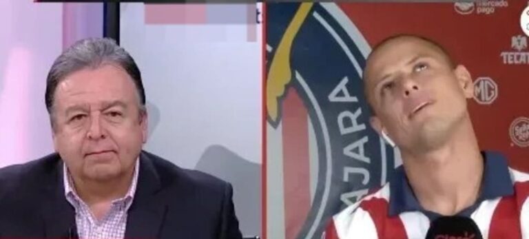 Chicharito se enoja y estalla en plena entrevista