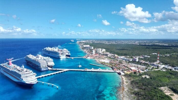 Quintana Roo es la entidad líder en la llegada de cruceros en todo el país. Captó 68.5% de viajeros en el mes de enero.