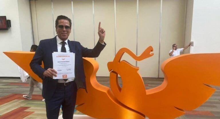 El partido Movimiento Ciudadano ha ratificado a Roberto Palazuelos como candidato al Senado por Quintana Roo.