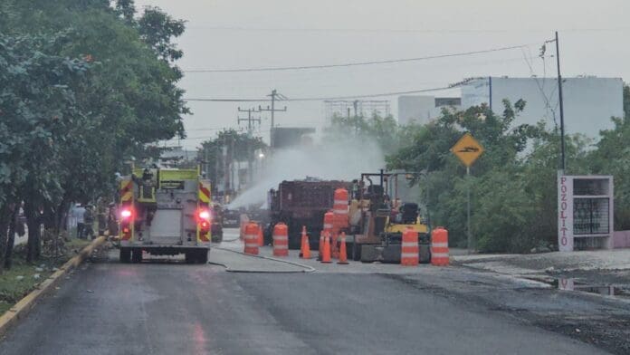 Una fuga de gas se reportó esta mañana en el 