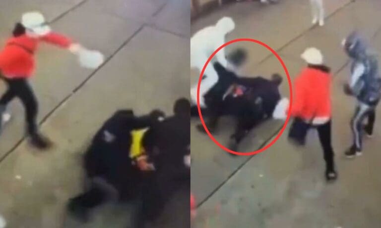 VIDEO: Pelean migrantes contra policía en Times Square