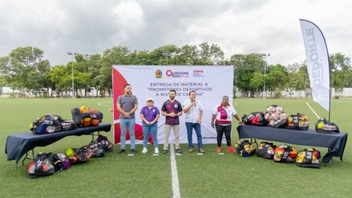 CODEQ y Ayuntamiento de Tulum dignifican las escuelas deportivas