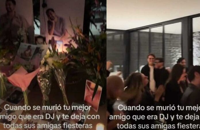 Mujer se vuelve viral por mostrar el funeral de su mejor amigo Dj: ''me dejó a sus amigas fiesteras''