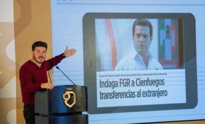 Video Samuel García se burla del inglés de Xóchitl Gálvez y le dice rata a su coordinador de campaña