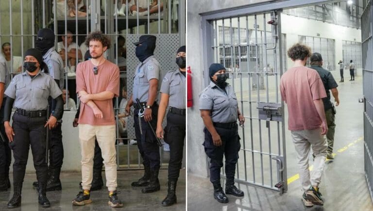 Luisito Comunica visita megacárcel de El Salvador; lo acusan de presunta propaganda para Bukele
