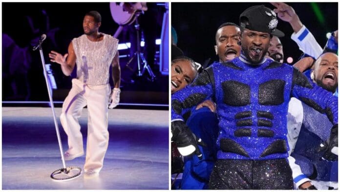 Así fue la presentación de Usher durante el entretiempo del Super Bowl 2024