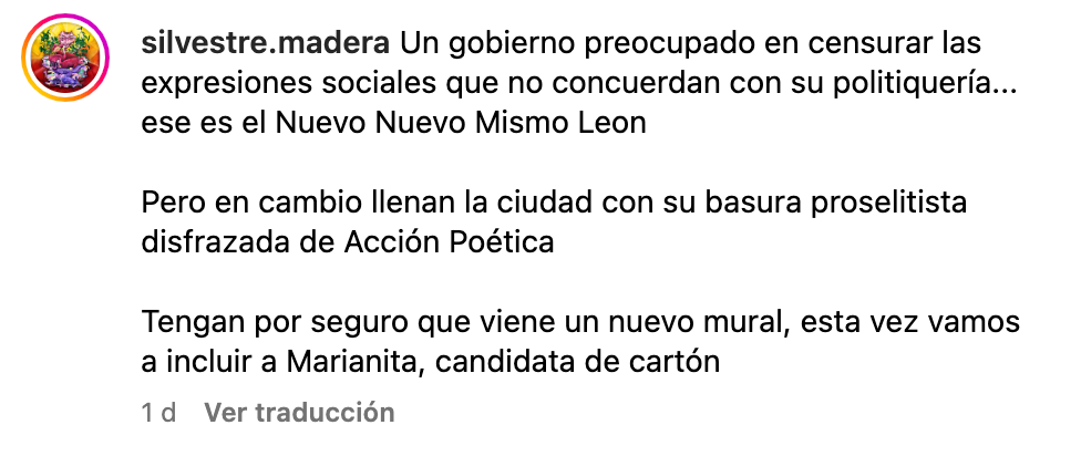 Video: Borran mural con crítica al gobierno de Samuel García y Luis Colosio