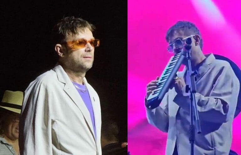 El talentoso británico Damon Albarn vino a México a tocar en Bahidora con un ensamble de músicos africanos y mexicanos.