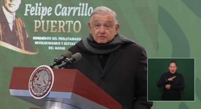 AMLO minimizó la marcha de la democracia y volvió a intervenir en el proceso electoral 2024 manifestando su apoyo a la abanderada de la 4T.