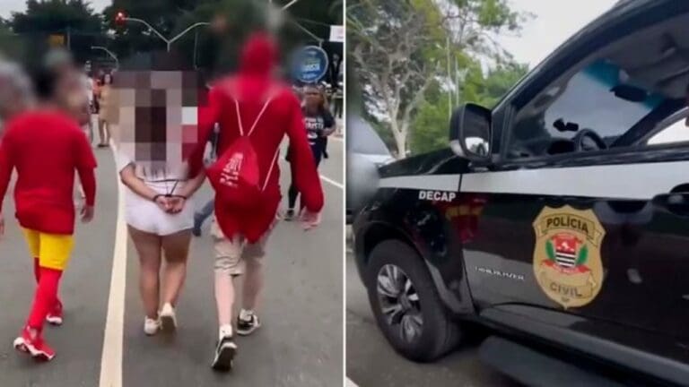 VIDEO: Policías disfrazados del Chapulín Colorado arrestaron a ladrones durante el Carnaval de Brasil