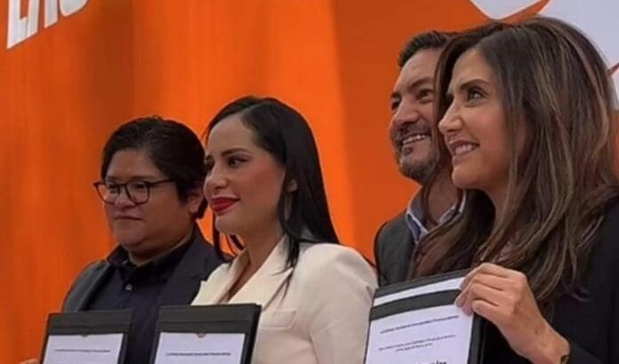Sandra Cuevas, Gibrán Ramírez y Alejandra Barrales llegan de otros partidos para ser candidatos de Movimiento Ciudadano.