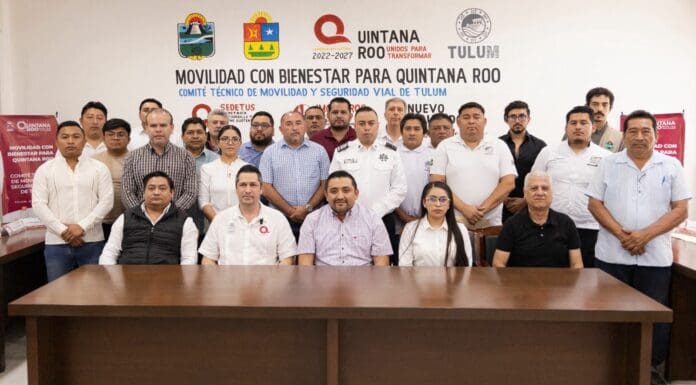 Instalan Comité Técnico de Movilidad y Seguridad Vial en Tulum