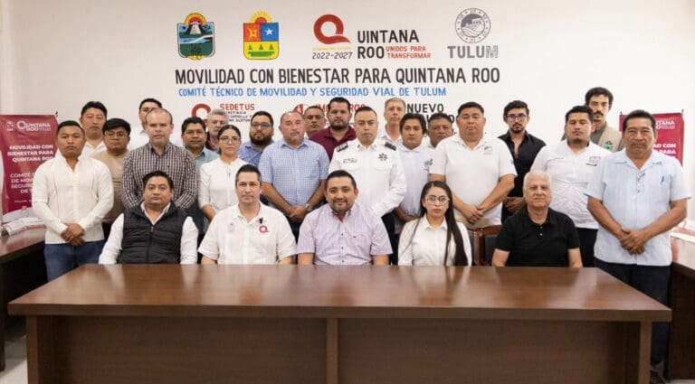 Instalan Comité Técnico de Movilidad y Seguridad Vial en Tulum
