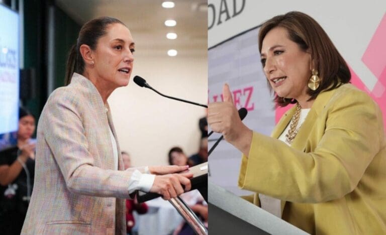 Claudia Sheinbaum, candidata de la Cuarta Transformación tiene 23 puntos de ventaja sobre la abanderada de PAN, PRI y PRD.