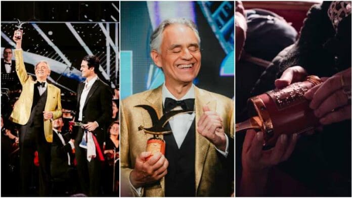 Viña del Mar reconoce a Andrea Bocelli con la primera gaviota de oro grabada en braille