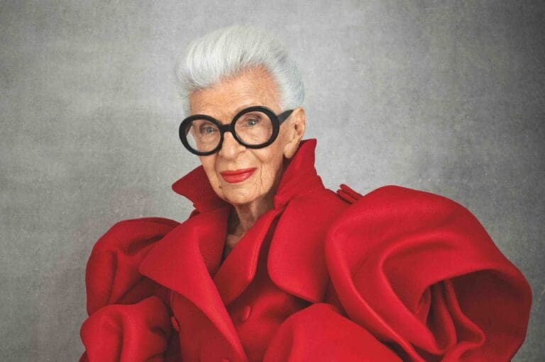 Falleció Iris Apfel, icono global de la moda