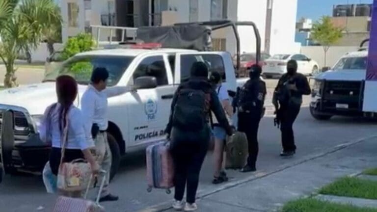 Rescata FGE y Guardia Nacional a ocho mujeres víctimas de trata en Playa del Carmen