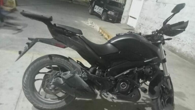 Policía de Solidaridad recupera motocicleta robada; incluyó captura del presunto ladrón