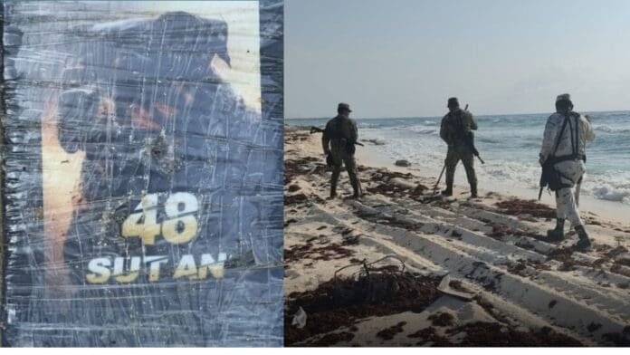 Recalan dos paquetes de droga en la costa de Cozumel
