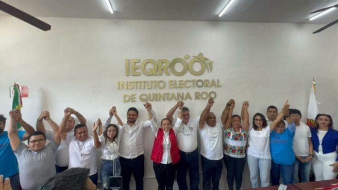 Formalizan su registro ante el IEQROO los 11 candidatos a alcaldías de la alianza PRI-PAN en Quintana Roo