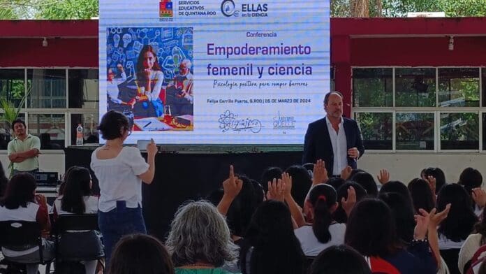 Concluye el ciclo de conferencias “Empoderamiento femenil y ciencia” dirigida a estudiantes del Nivel Medio Superior