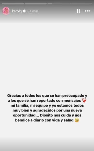 Avión de Karol G realiza aterrizaje de emergencia en Los Ángeles por humo en la cabina