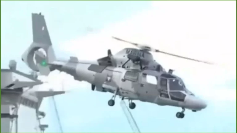 VIDEO: Helicóptero de la Marina se desploma en Michoacán
