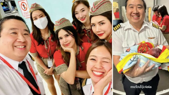 Piloto de avión abandonó la cabina para ayudar a dar a luz a un bebé en pleno vuelo