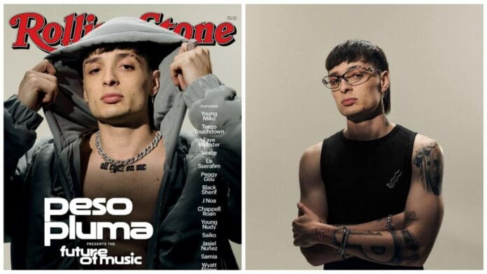 Peso Pluma fue nombrado el artista nuevo más importante del mundo por Rolling Stone