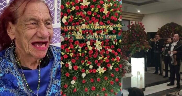 Arreglos florales en funeral de 