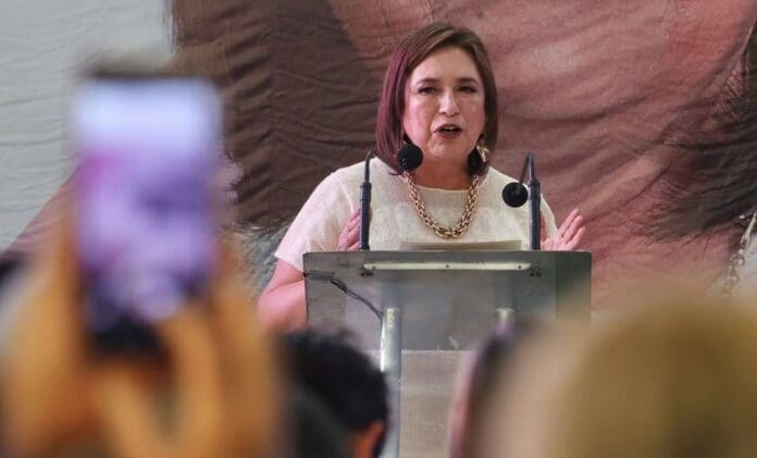 Desde Cancún, Xóchitl Gálvez ofrece investigar presuntas irregularidades en construcción del Tren Maya