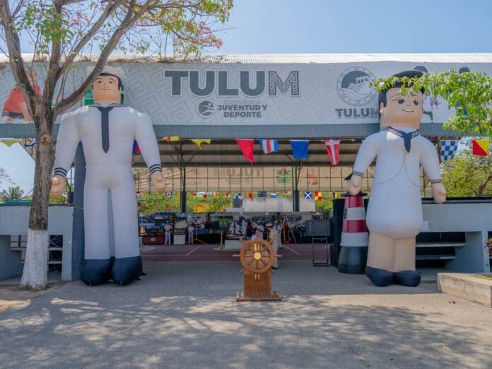Instalan la Expomar en Tulum